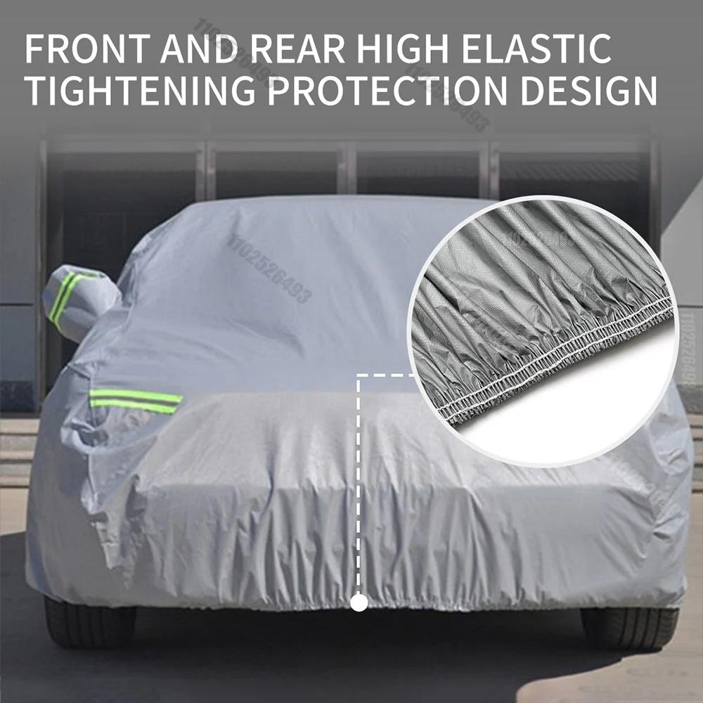 Car Cover Is Thickened Outdoor Sun Protection Heat Insulation Ultraviolet Protection and Dust Prevention the Four Seasons
