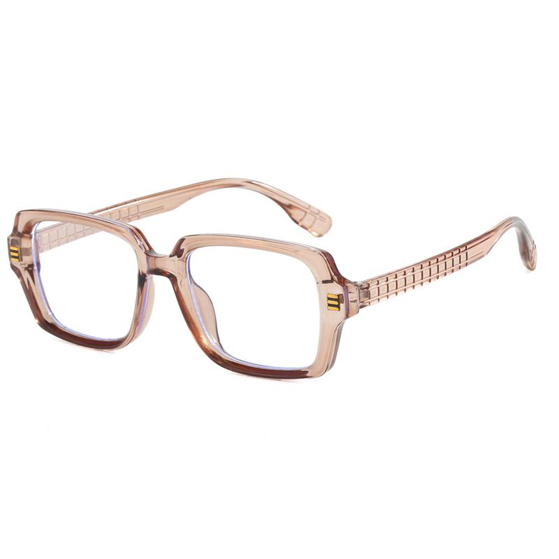 Blaulichtfilterbrille Vintage Quadratische Brille Damen Herren Retro Trend Brille Blaulichtblockierend Mann Dame Computerbrille