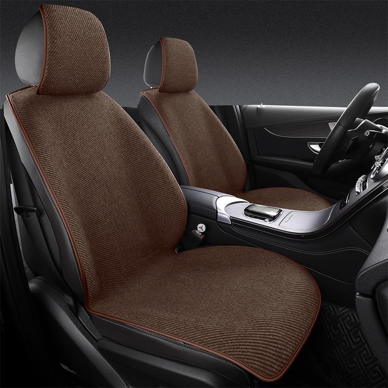 Unibody  Linen Car Seat Cushions – Breathable Comfort Seat Cover for Front Seats, Universal Fit Most Vehicles