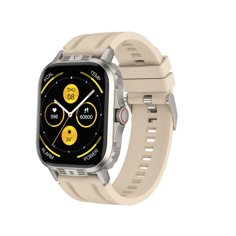 

Модные Новые Многофункциональные Спортивные Bluetooth Часы HD Большой Экран Дисплей Спортивный Браслет Spirit Island/Монитор Сердечного Ритма/Кислорода в Крови/Калькулятор Silicone Strap золотой