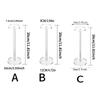 Round Hat & Wig Display Stand Acrylic Freestanding Plastic Shelf Desktop Storage Rack  Wig Showcase