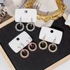 Atmospheric Personality Rhinestone Circle Earrings Full Of Diamonds Exaggerated Earrings Earrings Stud Earrings Women