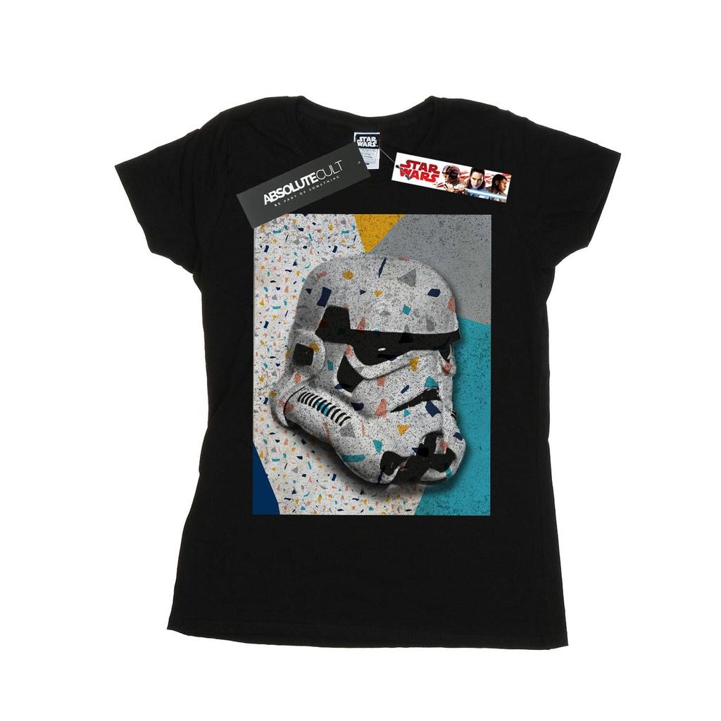 Star Wars Womens/Ladies Stormtrooper Pattern Helmet Cotton T-Shirt