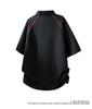 Golden Gun 2026 Summer Color Block Zip Half-Open Loose T-Shirt KF018