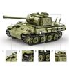 Non-Toxic Military Series Panther Tank Building Blocks Military Panzer Army Soldiers Bricks Toys Diy Educational Toys Children Gift 4517 638Pcs