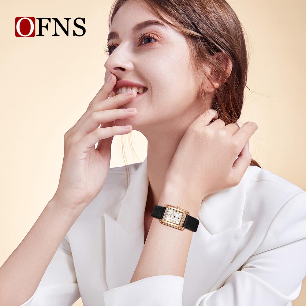 Women's Quartz Watch with Diamond Pattern Dial Stainless Steel Strap Waterproof Calendar Women Watch