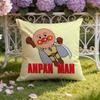 Cute A-Anpanman anime Cushion Cover Home & Car Dual-Scene Pillow Cover: Reversible for Premium Comfort