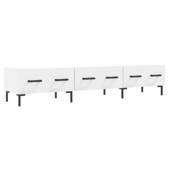 VidaXL TV Cabinet White 150x36x30 Cm Engineered Wood 829156