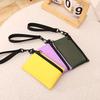 Mini Bolsa Transversal Feminina com Alça de Pulso - Bolsa Compacta com Zíper, Porta-Chaves, Organizador de Maquiagem Feminino, Mini Bolsa, Armazenamento de Pequenos Itens, Design Simples