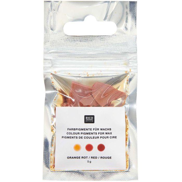 Colorant pour bougie orange-rouge 5 g