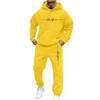 Men's Sweatshirt Suit Men's Solid Color Casual Sports Suit Sweatshirt Suit
