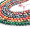 Kolorowe syntetyczne malachitowe luźne koraliki do samodzielnego wyrobu biżuterii