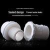 PVC Fish Tank Inlet/Outlet Waterproof Connector with Extended Male/Female Threads