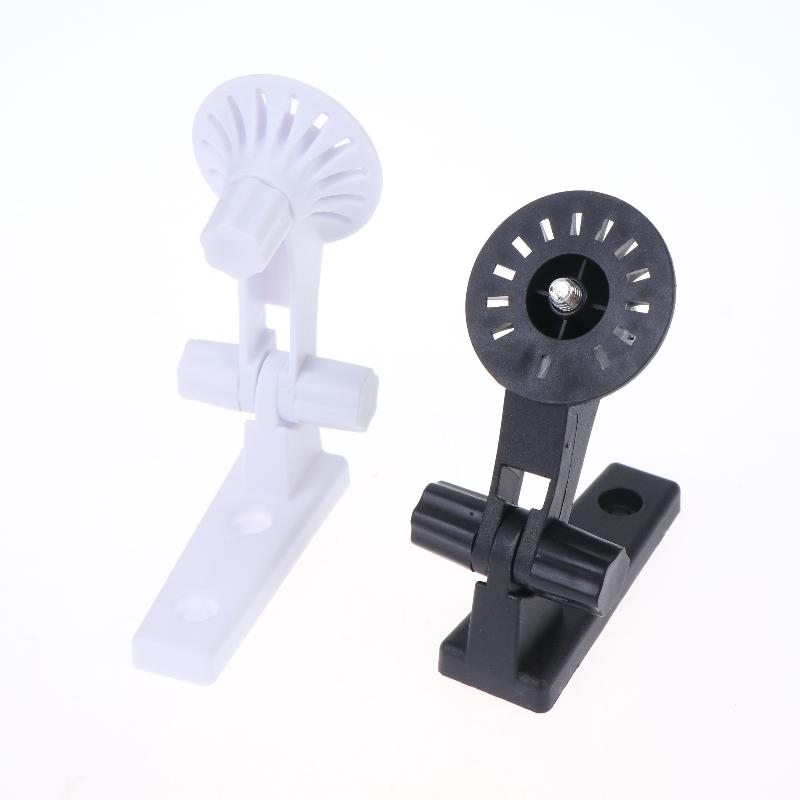 Adjustable Plastic Security Camera Bracket No Drill 360 Degree Rotation For Indoor Home Office Use