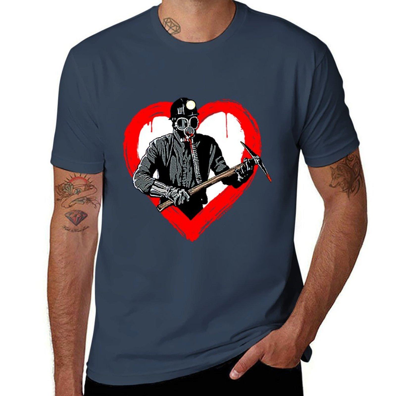 My Bloody Valentine Movie Killer Valentines Day Horror TShirt Work Wear Simple Tee Shirt S