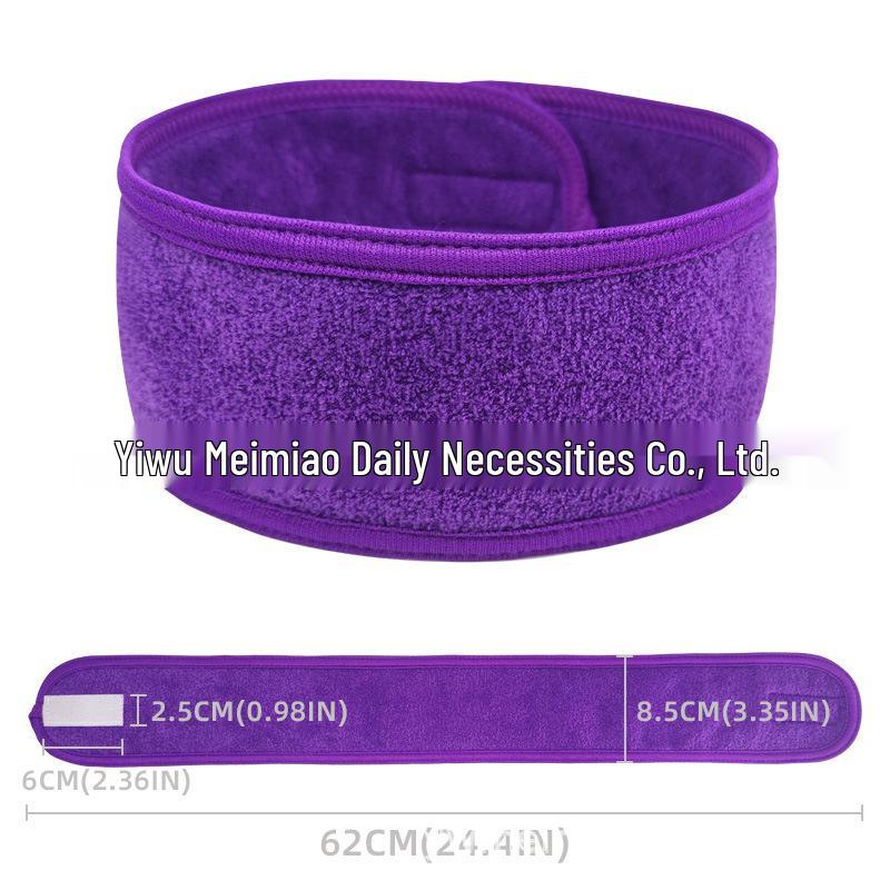 Velcro Hair Tie Women's Makeup Headband - European & American Style Hair Accessories