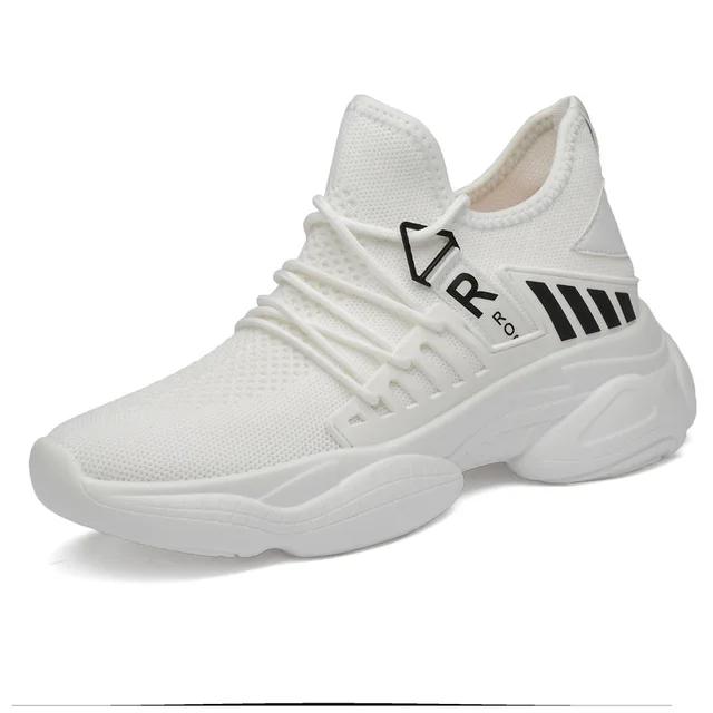 Męskie buty podwyższające Męskie oddychające buty codzienne Ukryte obcasy 10cm 8cm 6cm Buty zwiększające wzrost Buty zwiększające wzrost dla mężczyzn