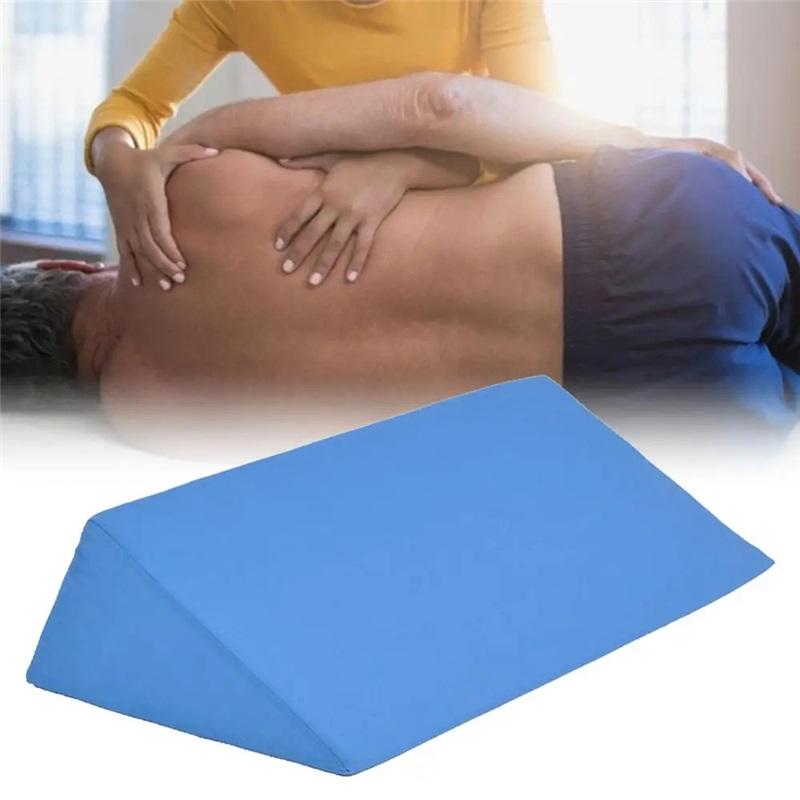 Triangle Position Roll Over Pad for Elderly Patients High Density Sponge Pad Rehabilitation Side Pad Triangle Pillow Supports