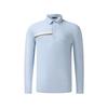 Golf Cool Touch Unifarbenes Langarm-Polohemd Herren Oberteile A11M645232FLB