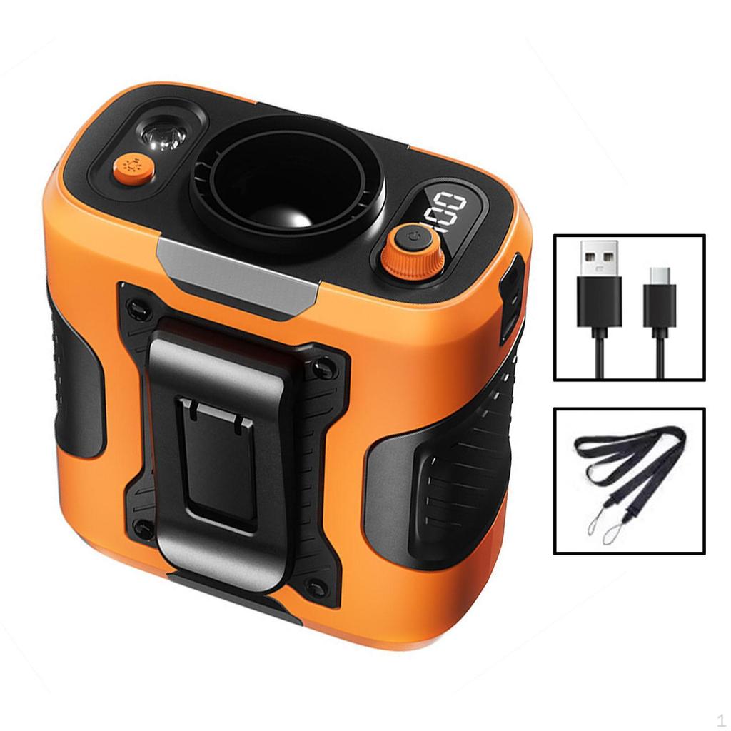 Portable Fan Air Conditioning 100 Adjustable USB Multifunction Handheld Mini Waist Clip On for