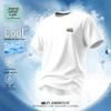 JEANSWEST LIFE Cooling Sport Letter Print Loose Fit Short Sleeve T-Shirt