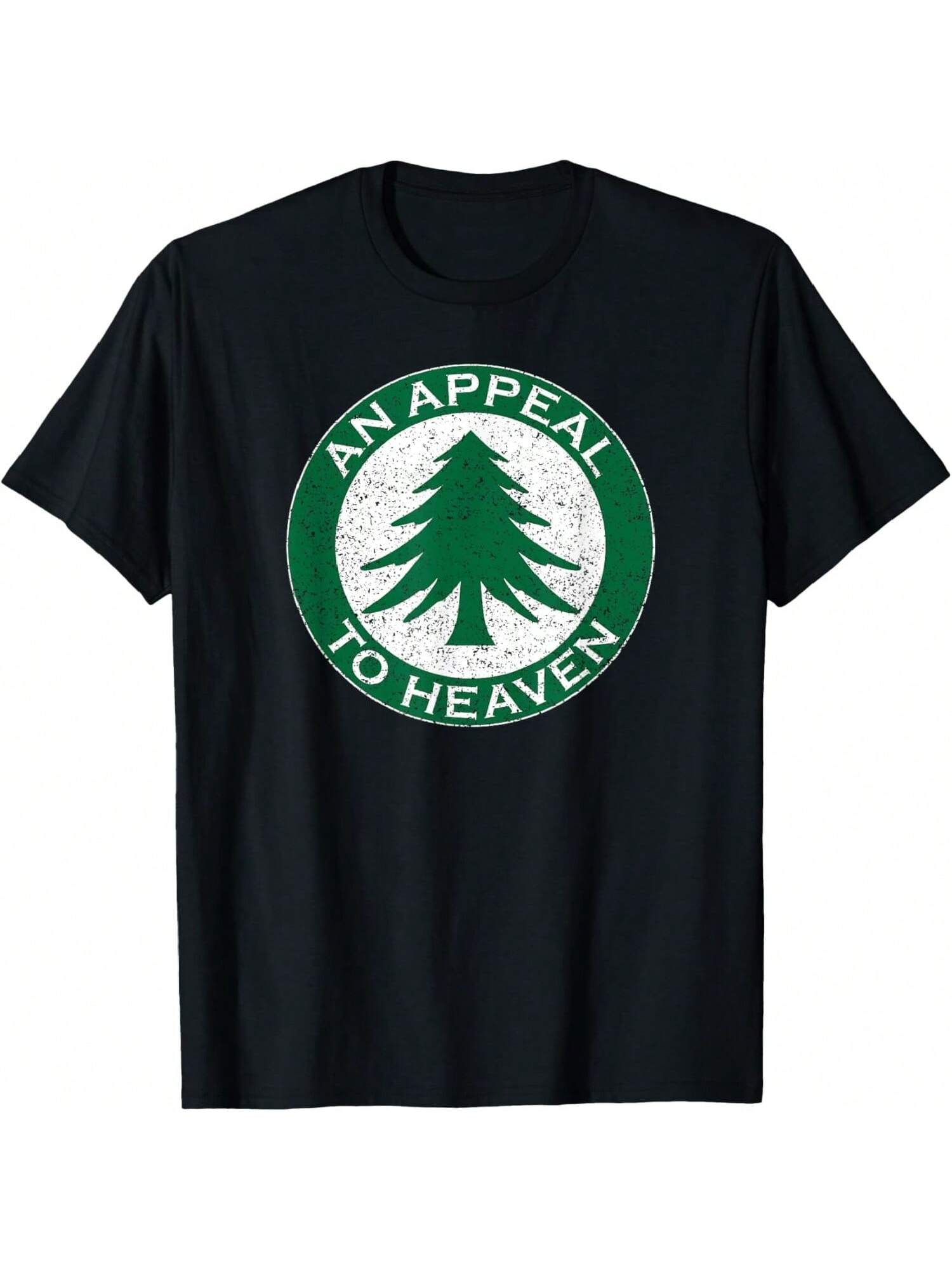 AN APPEAL TO HEAVEN FLAG PINE TREE FLAG ROUNDEL NEW ENGLAND Unisex-Adults Black Cotton 60% Polyester 40% Short Sleeve Crew Neck Classic Fit T-Shirt S разноцветный