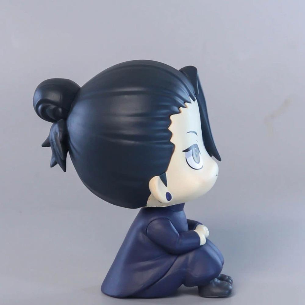 10CM Anime Jujutsu Kaisen Geto Suguru High School Satoru Gojo Look Up Sitting Cute Q Version Model Toy Gift Action Figure