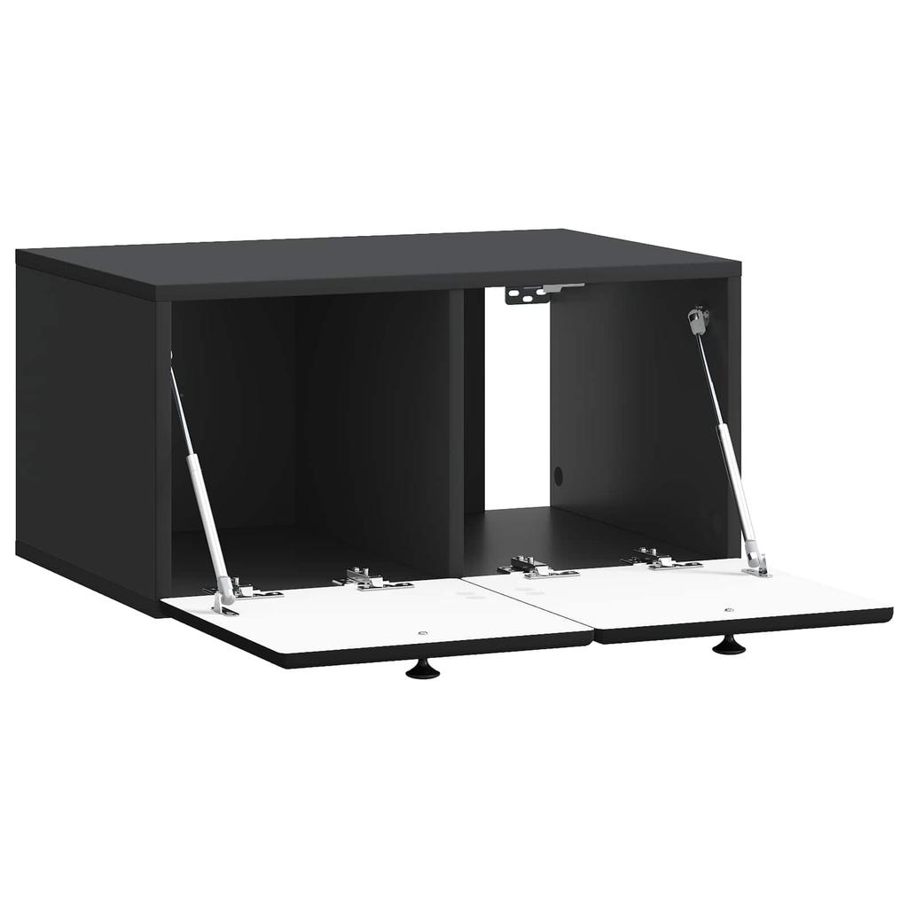 Wall Mounted TV Cabinet 59.5 x 41 x 30 cm Black