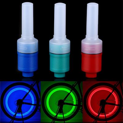 Lampa LED do kół samochodowych, motocyklowa, rowerowa, nasadka na zawór opony, dekoracyjna nasadka na zawór opony, lampa ostrzegawcza do jazdy na rowerze, tylna lampa