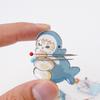 DIY new product simple and cute wind multi-functional suction needle threading device fabric sewing tool magnet refrigerator sticker