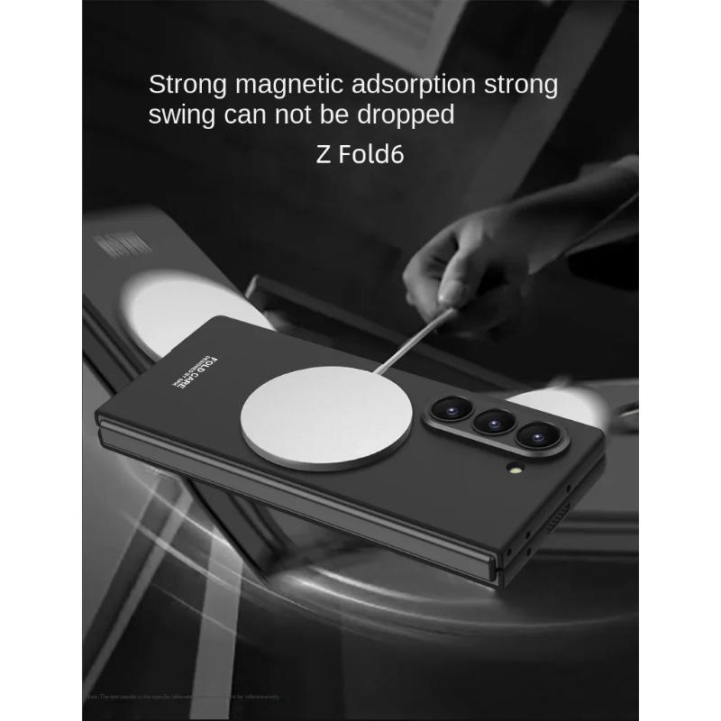 Μαγνητική Ασύρματη Φόρτιση Θήκη Τηλεφώνου για Samsung Galaxy Z Fold 6 5 4 3 Fold6 Fold5 Fold4 Fold3 5G Σκληρό Κέλυφος Προστατευτικό Κάλυμμα