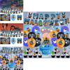 Adorable Stitch Themed Party Decoration Set With Banners Balloons And Backdrop For Halloween Celebrations
