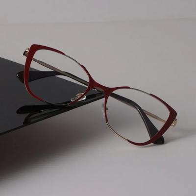 Luxus Cat Eye Rahmen Brille Damen Herren Minimalistisch Transparente Brille Cool Klare Gläser Rahmen Brille Oculos