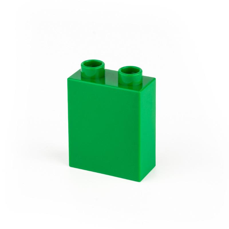 High Brick 1x2 10pcs/lot DIY Classic Education Building Blocks Compatible With Duplo Large Bricks Plastic Toys For Children