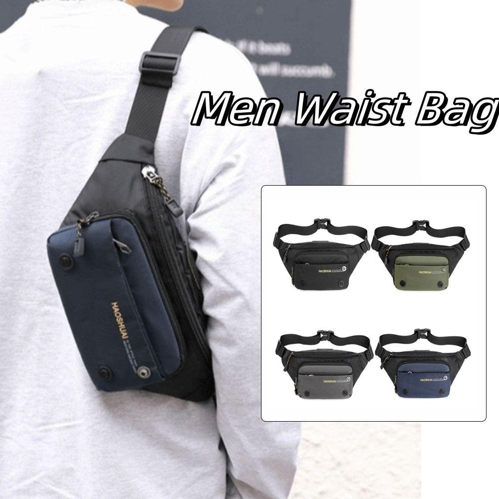 Multi-functional Men Waist Bag Multi-pocket Chest Bag Versatile Sports Fanny Pack  Climb