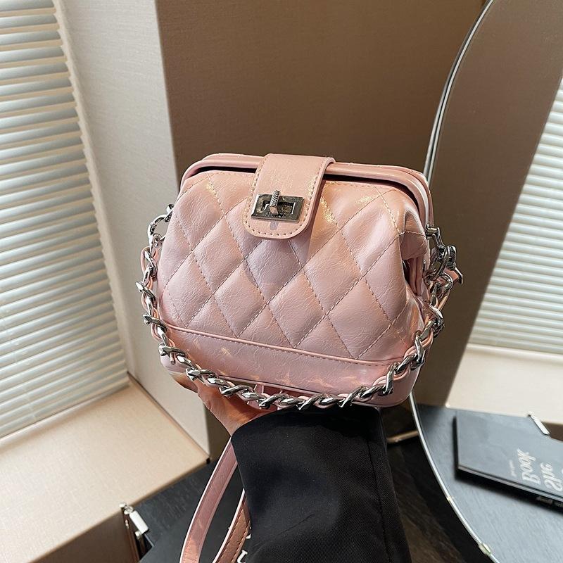 New Chain Handbag Women's Leather Shoulder Bag Fashionable Versatile Messenger Bag
