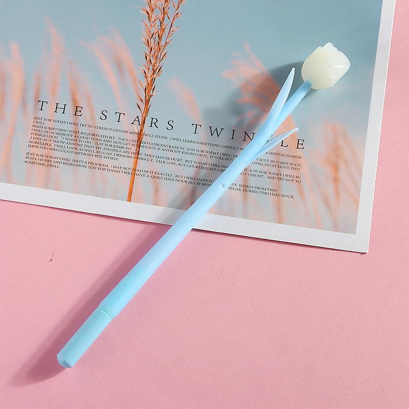 Color-Changing Rose Silicone Pen - Creative Gift for Students