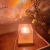 Dynamic Water Ripple Night Light 16 Colors Rotating Water Ripple Small Night Lamp Remote Control Water Ripple Cube Night Light