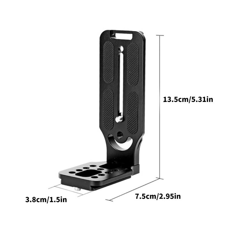 Universal L Shape Bracket Vertical QR Plate For RSC2 DSLR Cameras and Stabilizers for Professional Photography