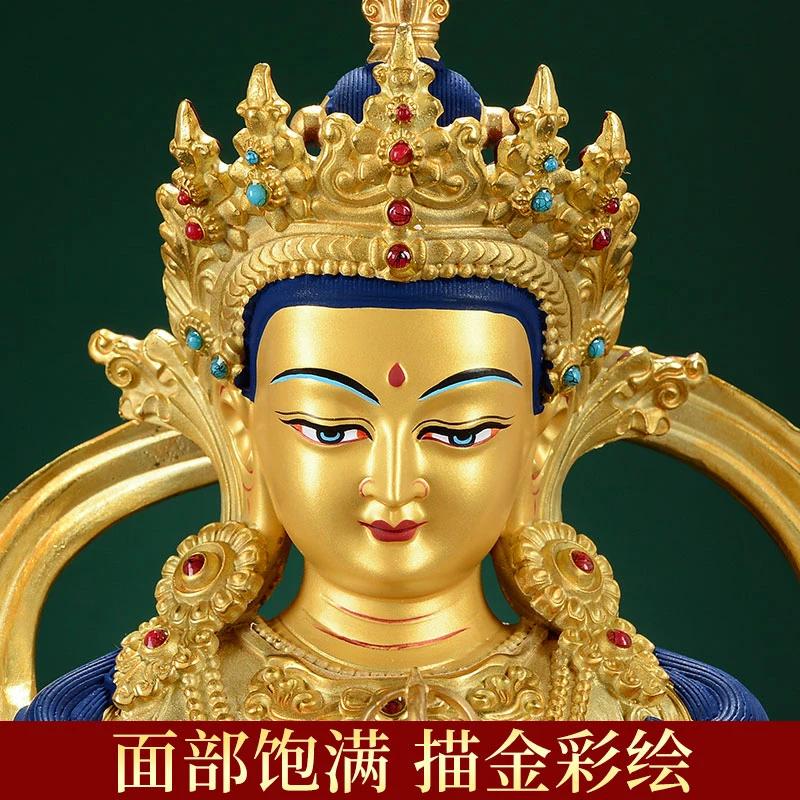 GOOD HOME family Spiritual efficacious Nepal Buddhism Gilding Vajrasattva Vajra Buddha copper statue 16/21/31/48cm tall