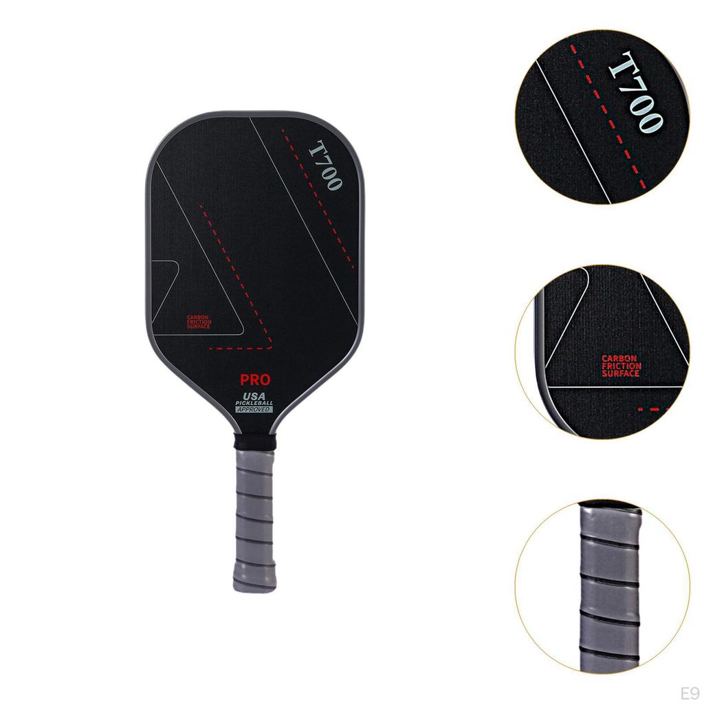 Carbon Fiber Pickleball Racket for Indoor and Outdoor Tournament Accessories Style A