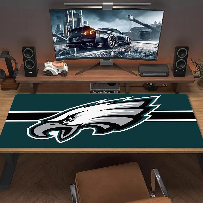 Philadelphia Eagles Print  Cushion Non-slip Laptop Tablet Big Mousepad XXL Mat Mini PC Playmat With Lock edge