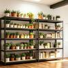 60/72 Inch Two-piece Heavy Duty Storage Shelves, 2000LBS Capacity Metal Shelving Unit, Adjustable Garage Shelves & Organizer with Overlap Design for