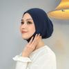New Elastic Instant Hijab Tube Ready To Wear Ear Hole Undercap Tudung Plain Jersey Cotton Instant Turbans for Women