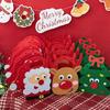 Creative Apple Box Christmas Felt Gift Bag Thickened Design for Candy Snacks Christmas Eve Party Favor Tote