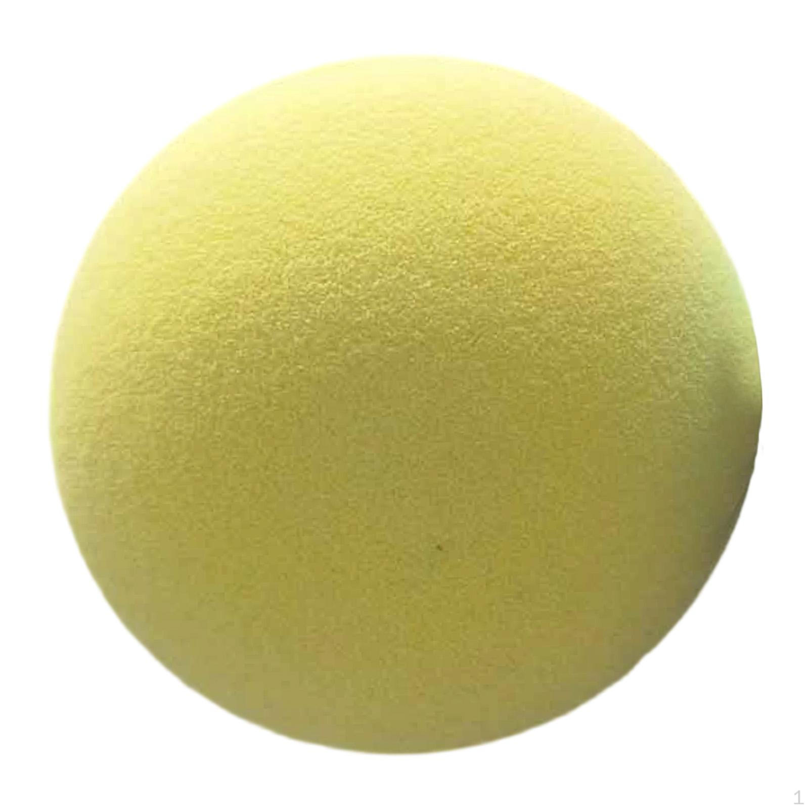 Low-noise Pickleball, Soft PU Noise-reduced, Professional 74mm Exercise Ball for Park, жёлтый