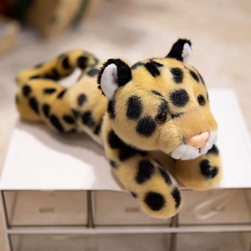 Party Style Forest Animal Doll Tiger Panda Fox Plush Toy Simulated Animal Doll Zoo Gift