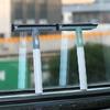 3 In 1 Window Cleaning Brush Glass Wiper for Bathroom Mirror Window with Spray Double-sided Window Cleaner Squeegee Wiper