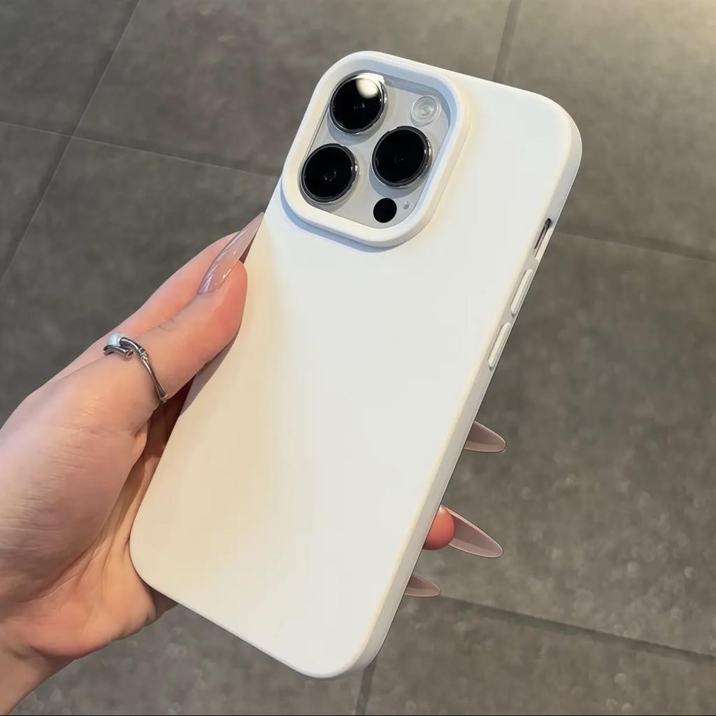 Soft Silicone Candy Color Matte Phone Case For iPhone 11 12 13 14 15 16 Pro Max Plus Shockproof Bumper Rubber Back Cover Shell