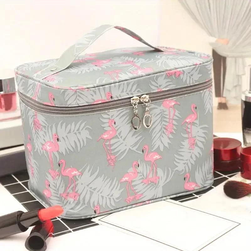 Travel Makeup Bag Waterproof Portable Women's Cosmetic Bag Large Capacity Toilet Storage Cosmetic Box Zipper Washing Beauty Bag